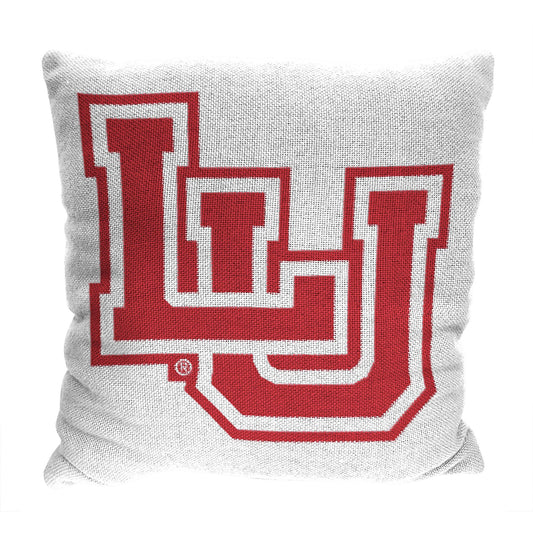 Lamar OFFICIAL NCAA "Invert" Woven Pillow; 20" x 20"
