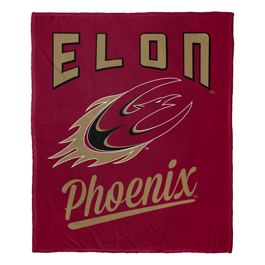 Elon OFFICIAL NCAA "Alumni" Silk Touch Throw Blanket; 50" x 60"
