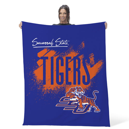 NCAA Savannah State Tradition Silk Touch Throw Blanket 50x60 Inches