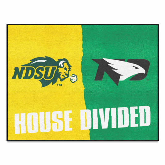North Dakota State - North Dakota House Divided Rug 33.75"x42.5"