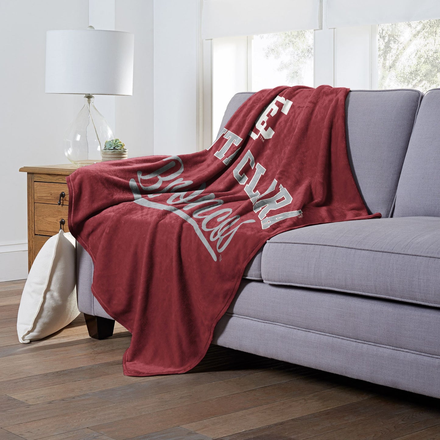 Santa Clara OFFICIAL NCAA "Alumni" Silk Touch Throw Blanket; 50" x 60"
