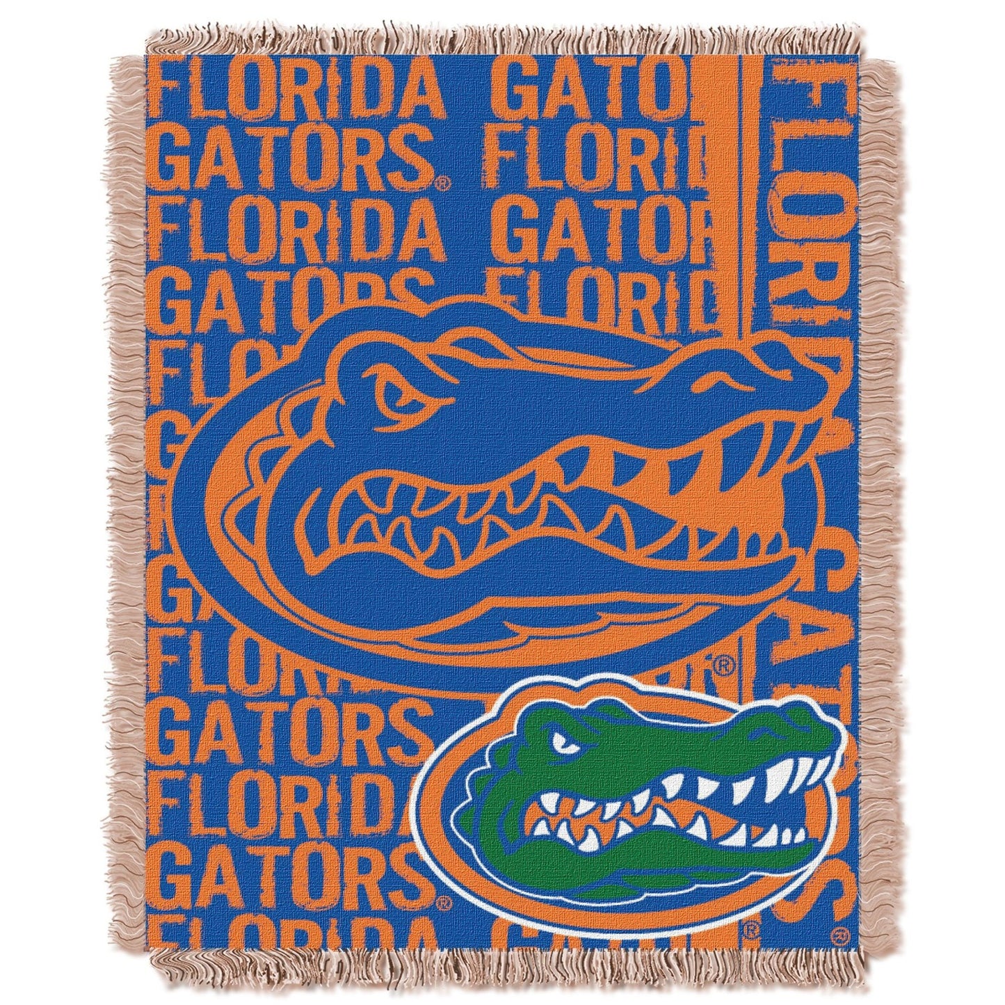 Florida OFFICIAL Collegiate "Double Play" Woven Jacquard Throw
