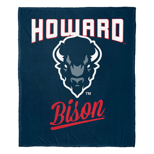 Howard OFFICIAL NCAA "Alumni" Silk Touch Throw Blanket; 50" x 60"